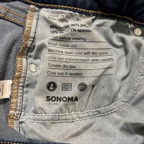 Womens Sonoma blue jeans Soft Stretch size 16PR - Picture 11 of 15
